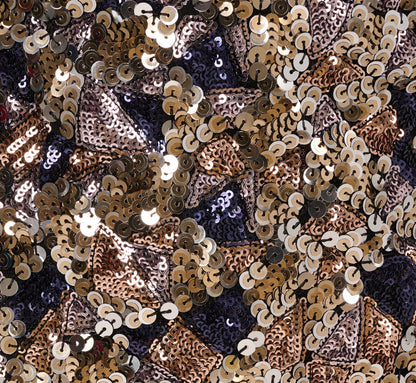 Strapless Sequin Midi Sheath Dress In Multi