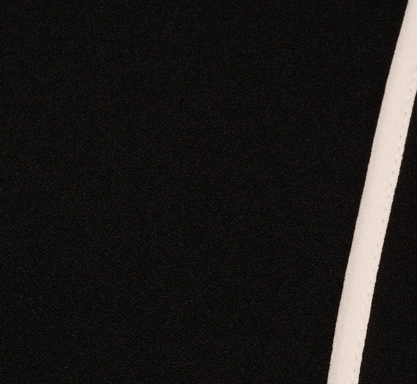 Mock Neck Dress With Contrasting Bowtie In Black Ivory