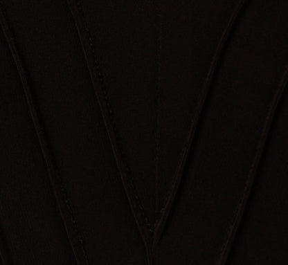 Cropped Jumpsuit With Pintuck Bodice In Black