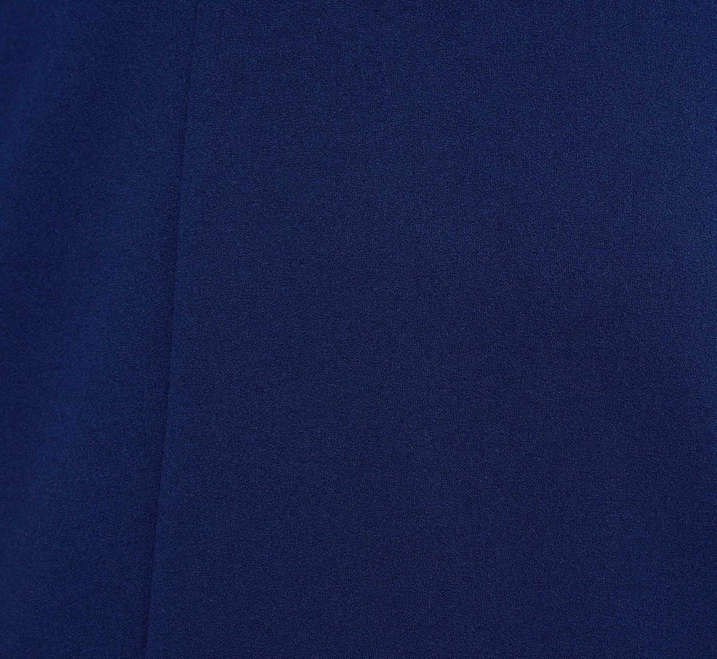 Plus Size Knit Crepe Sheath Dress With Tiered Three Quarter Sleeves In Navy Sateen