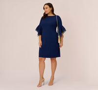 Navy Sateen