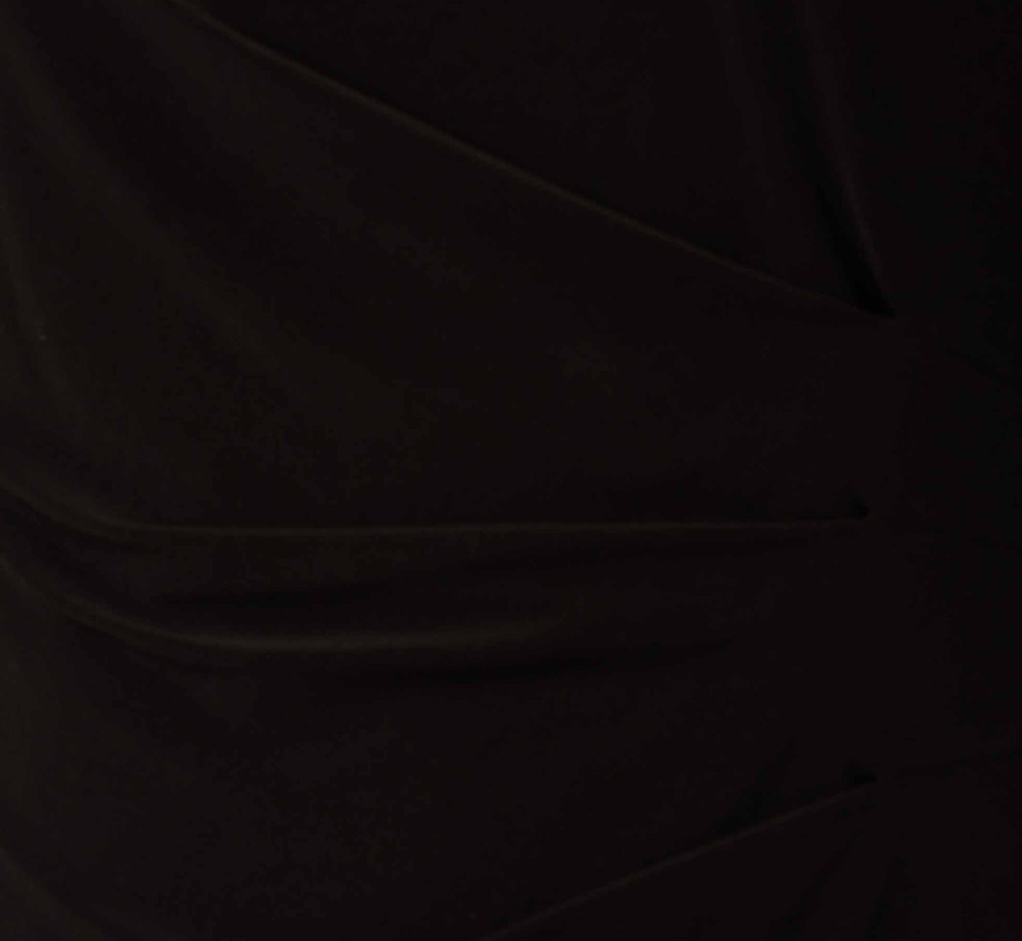 Plus Size Draped Jersey Short Sheath Dress With Bell Cuffs In Black