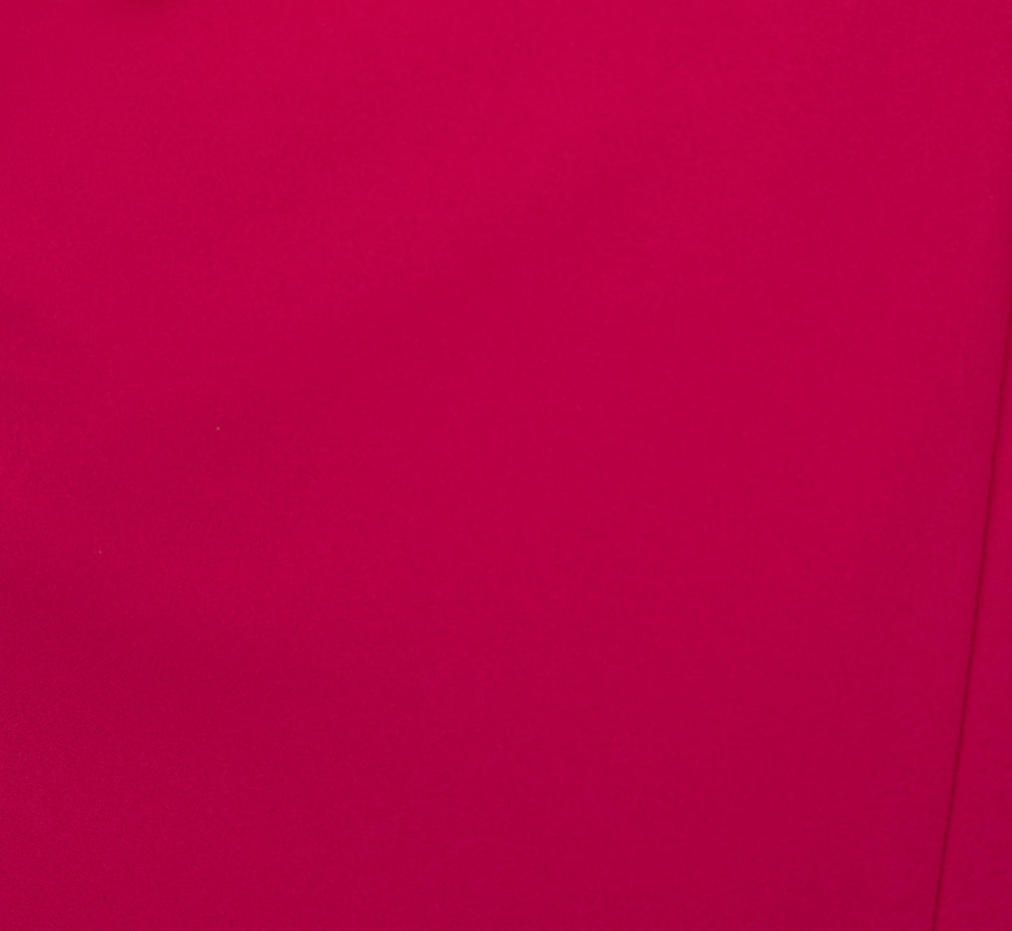 Draped Ruffle Crepe Dress With Short Sleeves In Brilliant Rose