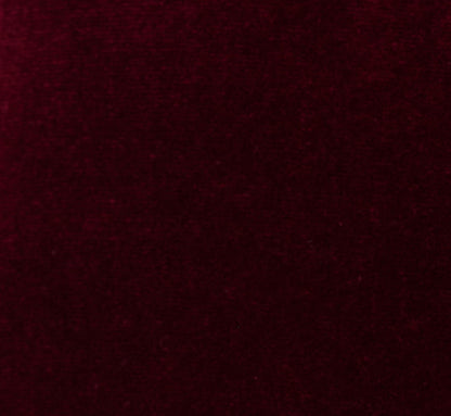 Velvet Sheath Dress With Tiered Three Quarter Sleeves In Bordeaux