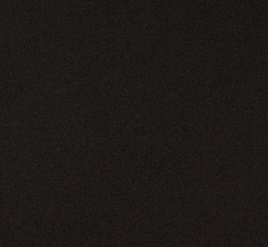 Crepe A-Line Dress With Feather-Trimmed Sleeves In Black