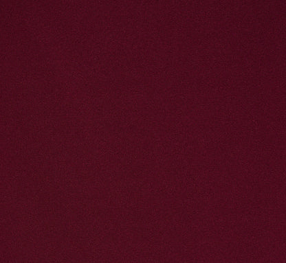 Three Quarter Sleeve Shift Dress With Floral Embellished Cuffs In Cabernet