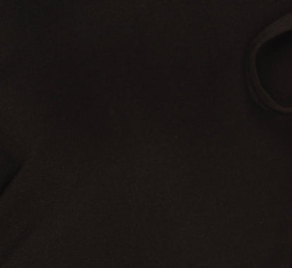 Jersey Midi Dress With Dolman Short Sleeves In Black