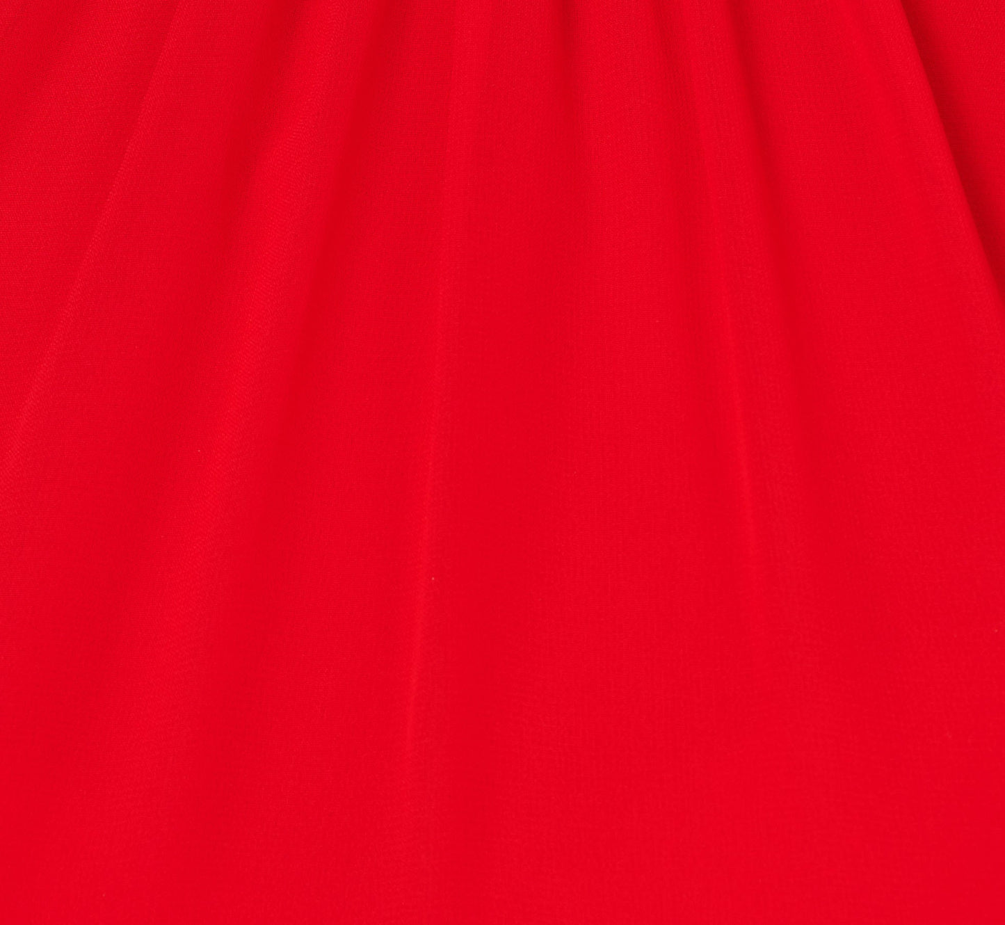 Chiffon Cape Sheath Dress With Ruffle Details In Red Crush