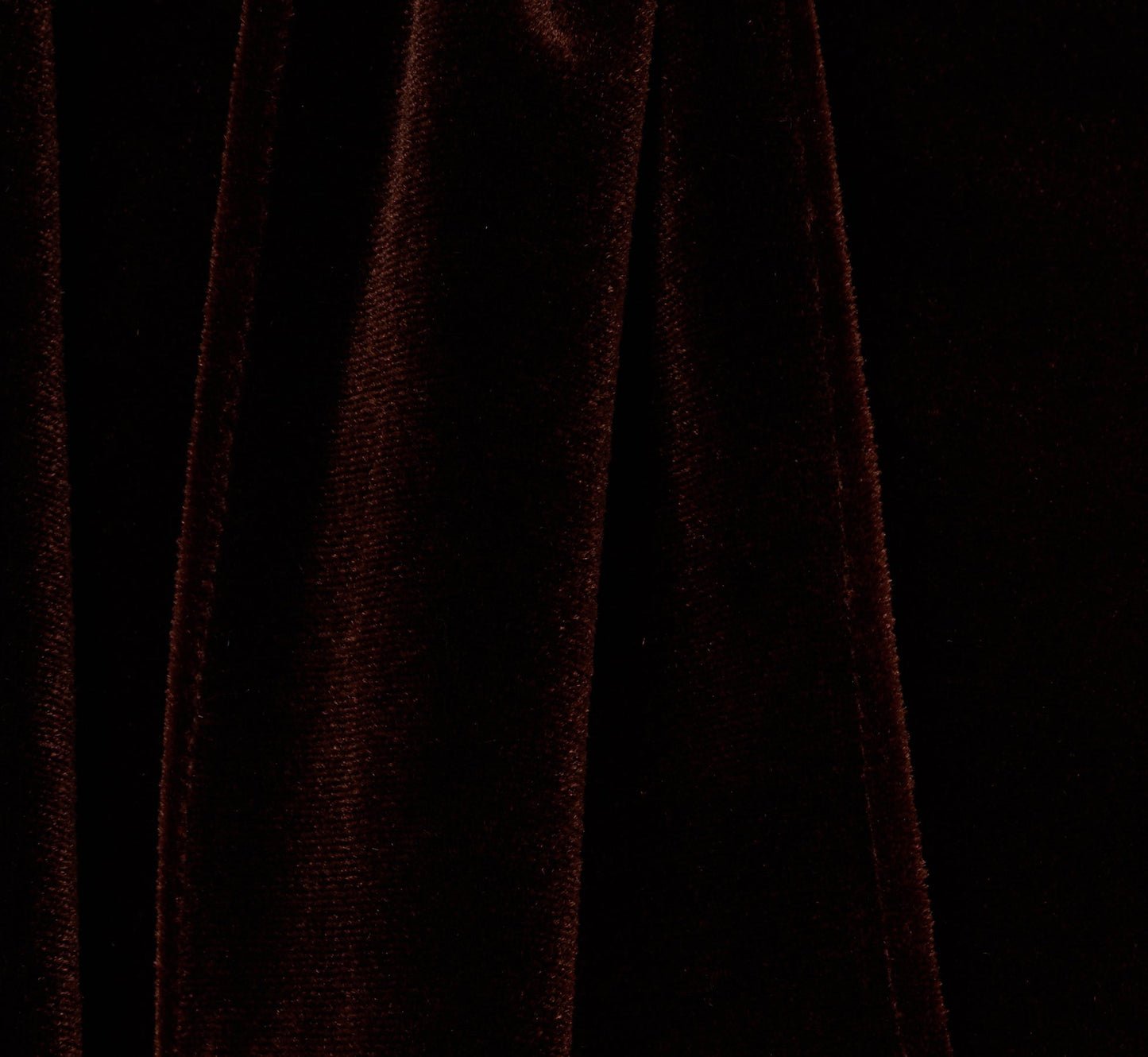 Velvet Tie Front Sheath Dress With Bell Sleeves In Dark Brown