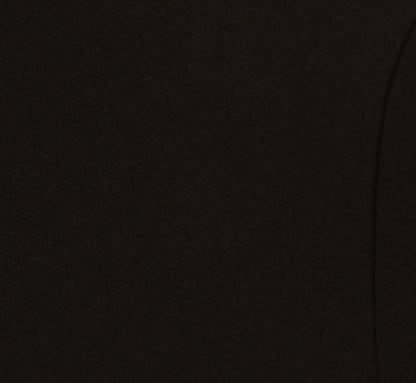 Three Quarter Sleeve Crepe Midi Dress With Rolled Neck In Black