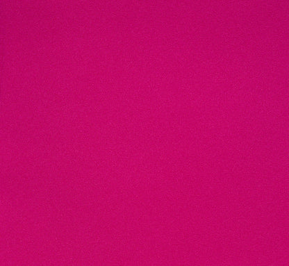 Three Quarter Sleeve Crepe Midi Dress With Rolled Neck In Pink Flambe