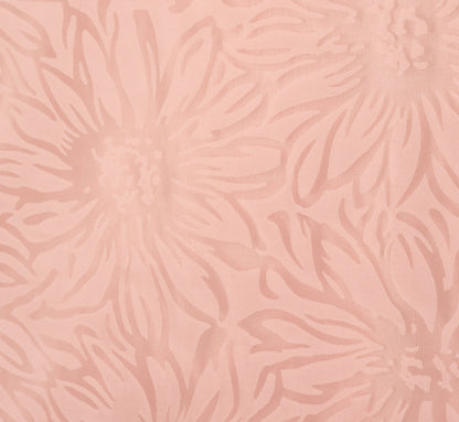 Halter Burnout Floral Flounce Trapeze Dress In Blush