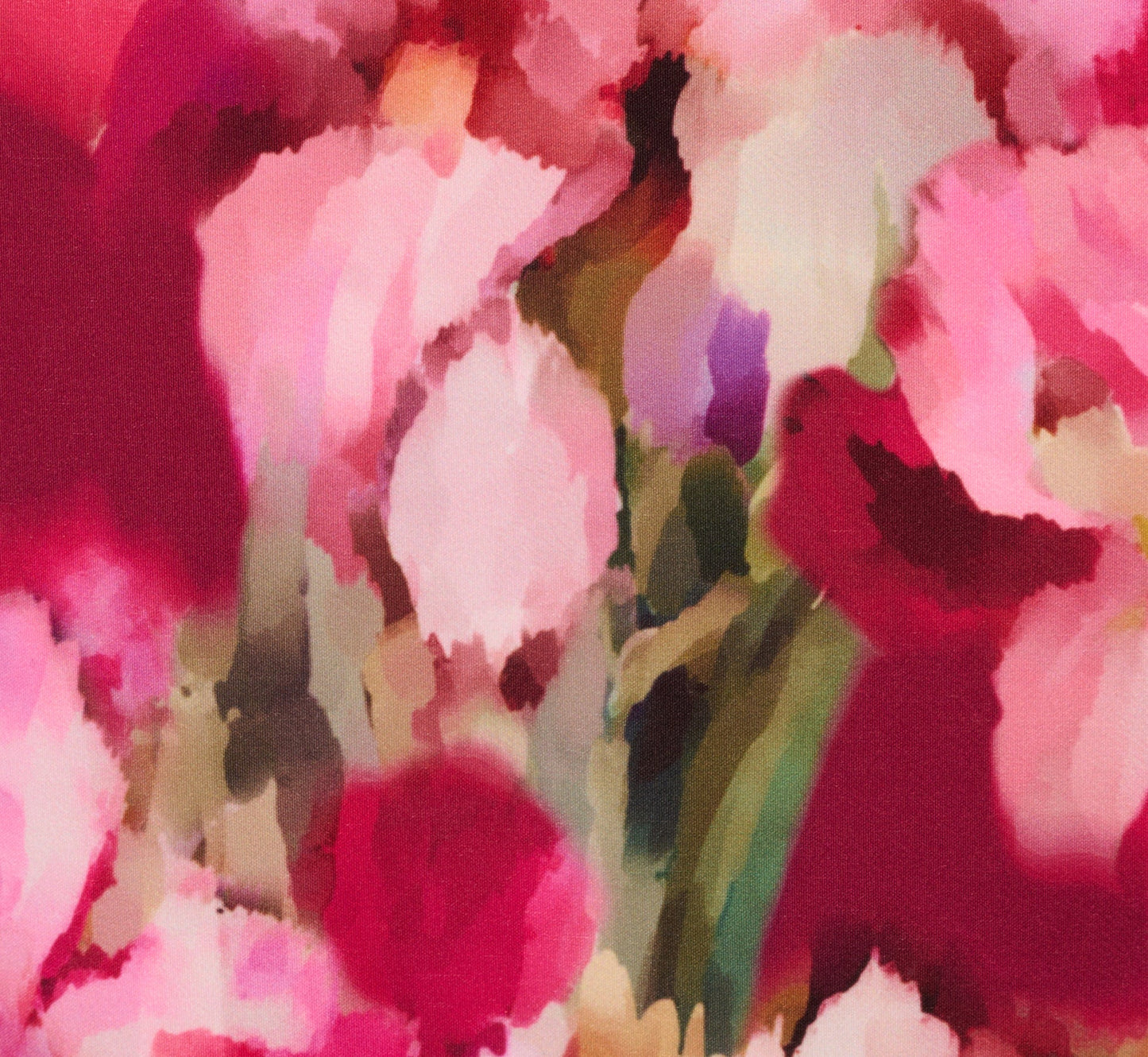 Short Sleeve Iris Floral Sheath Dress In Berry Multi