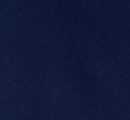 Three Quarter Bell Sleeve Sheath Midi Dress In Navy Sateen