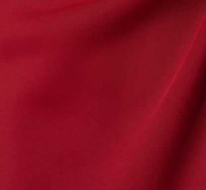 Sleeveless Flounce High Low Midi Dress In Crimson