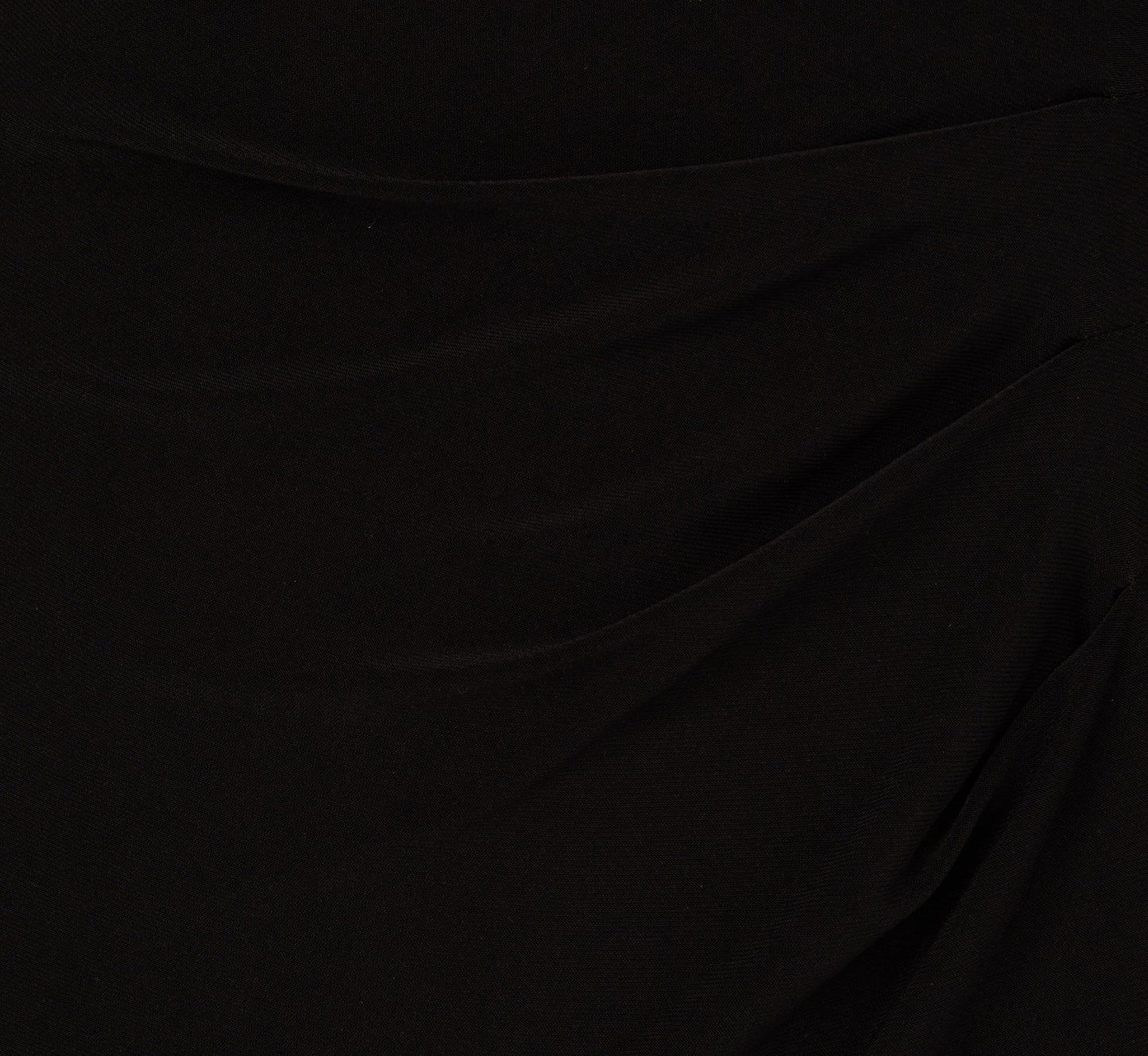 Bell Sleeve Jersey Sheath Dress In Black