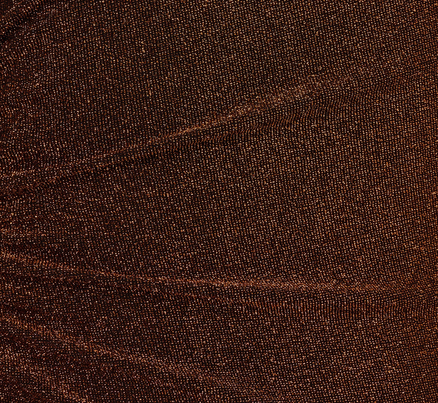 Long Sleeve Shimmer Knit Midi Dress In Bronze Black