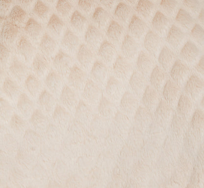 Faux Fur Cape In Marble