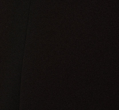 Plus Size Off The Shoulder Crepe Jumpsuit With Organza Sleeves In Black