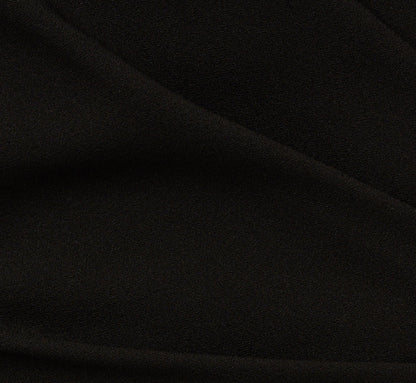 Off The Shoulder Cascading Ruffle Gown In Black