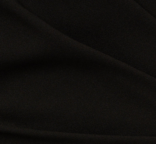 Off The Shoulder Cascading Ruffle Gown In Black