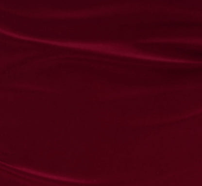 Tuxedo Mermaid Gown With Long Sleeves In Red Wine