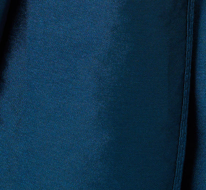 Bead Taffeta High Low Long Dress In Teal Sapphire Gold