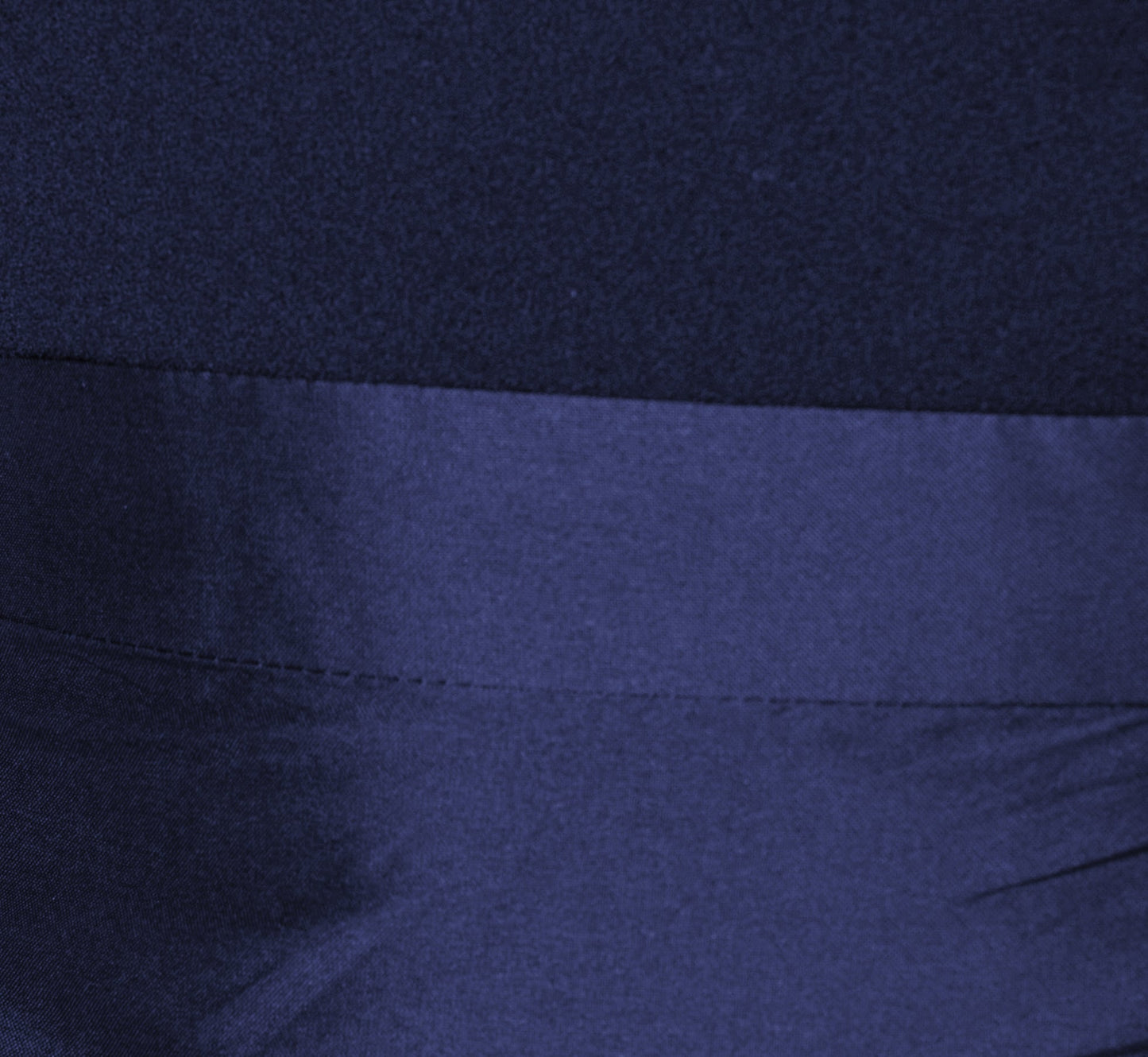 Crepe Combo Taffeta Dress In Light Navy