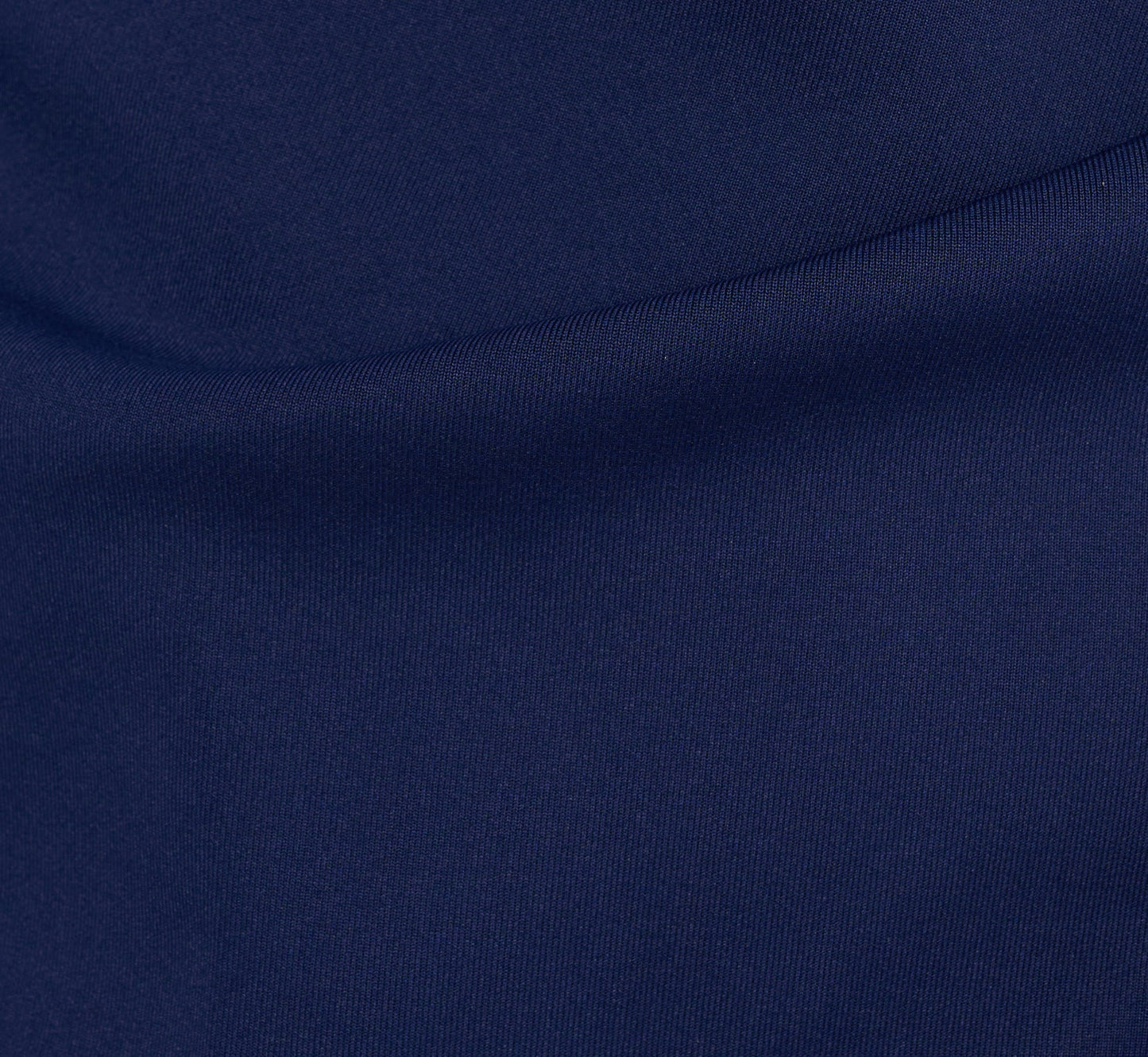 Off Shoulder Bell Sleeve Rosette Gown In Navy Sateen