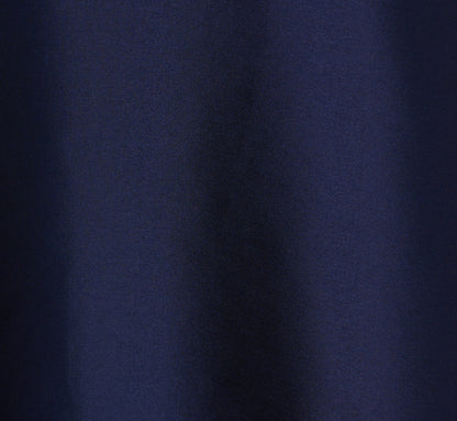 Sleeveless Taffeta Floral Cutwork Midi Dress In Light Navy