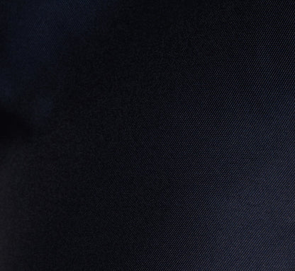 Beaded Halter Draped Mikado Gown In Midnight