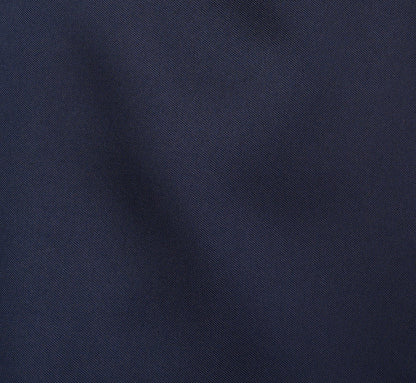 One Shoulder Draped Mikado High Low Gown In Midnight