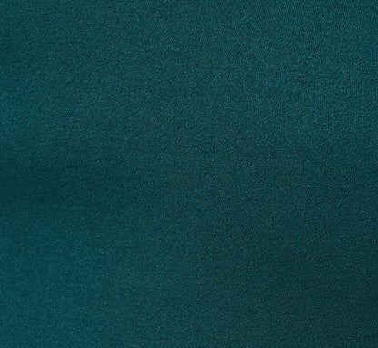 One Shoulder Ruffle Mermaid Gown In Hunter