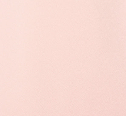 Sleeveless Satin Rosette Midi Sheath Dress In Pink Peach