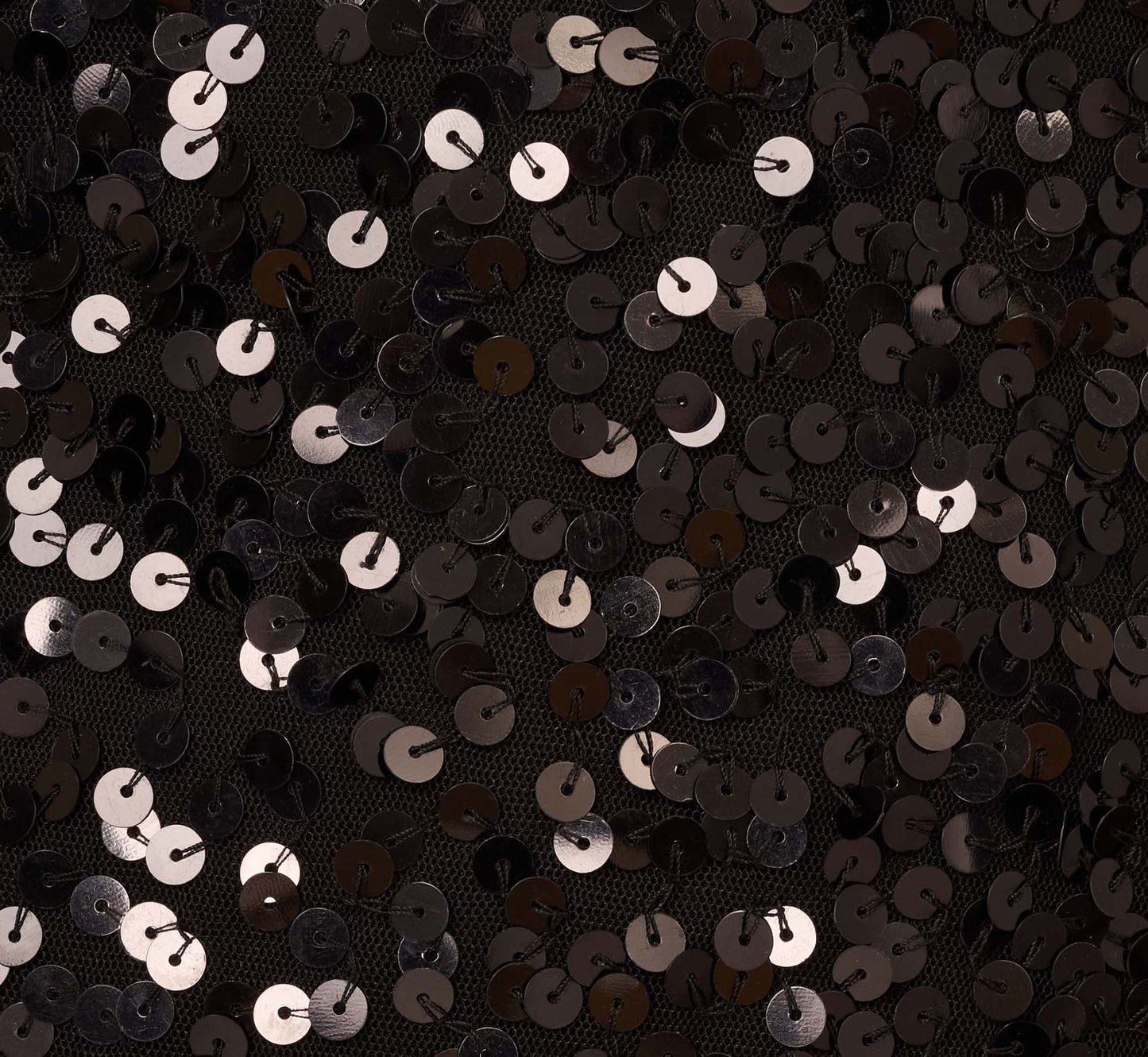 Sleeveless Asymmetrical Illusion Sequin Gown In Black